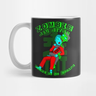 Zombie Jiu Jitsu There is no escape BJJ MMA Shirt Mug